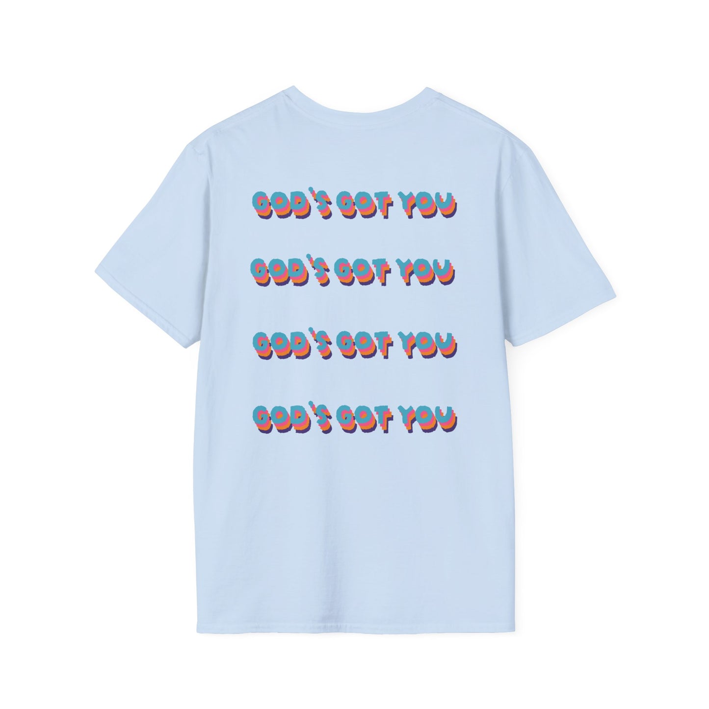 God's Got Us Unisex Aesthetic Lightweight Crew-neck Tee
