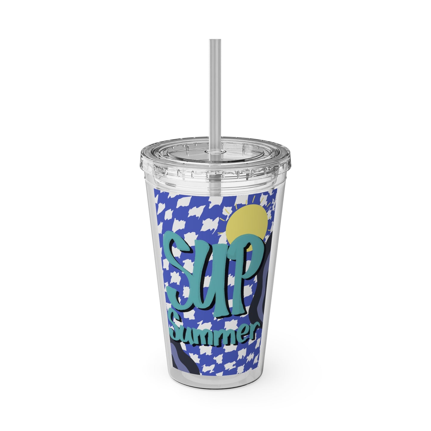 Sup Summer Boho Tumbler, 16 oz (Exclusive Summer Collection)