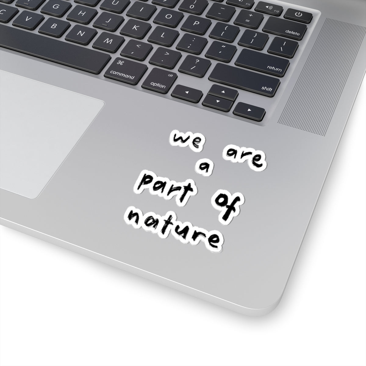 We are a Part of Nature Minimalist Kiss-Cut Sticker