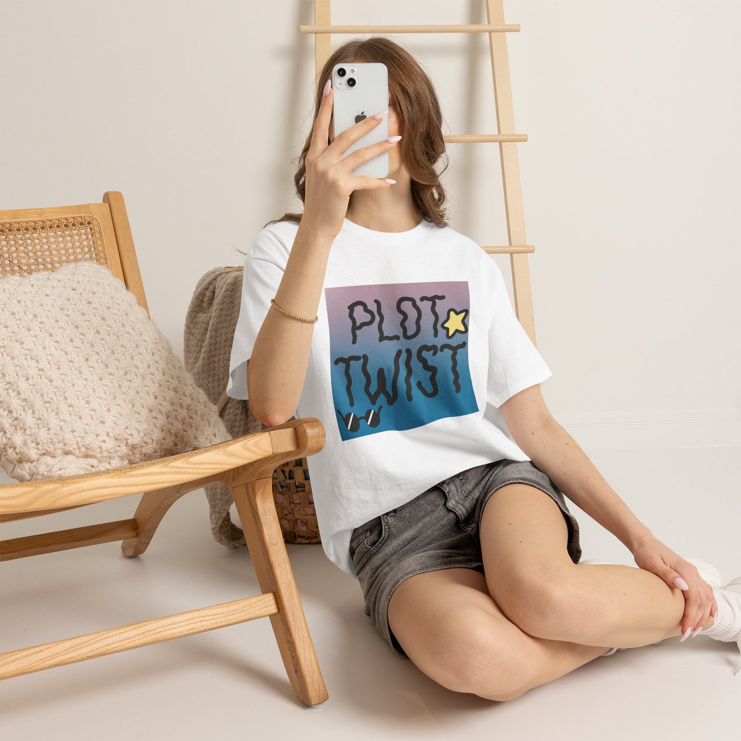 Plot Twist Whimsical Unisex Heavy Cotton Tee