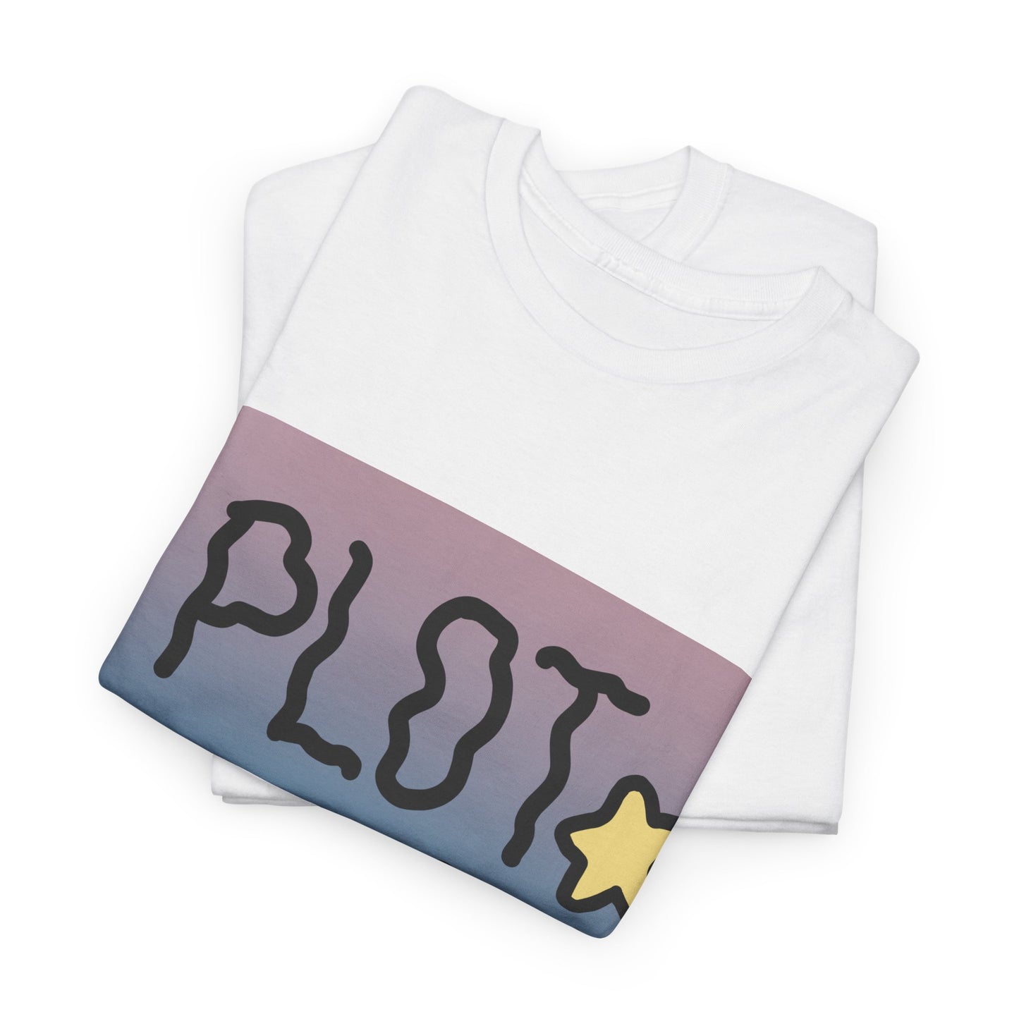 Plot Twist Whimsical Unisex Heavy Cotton Tee