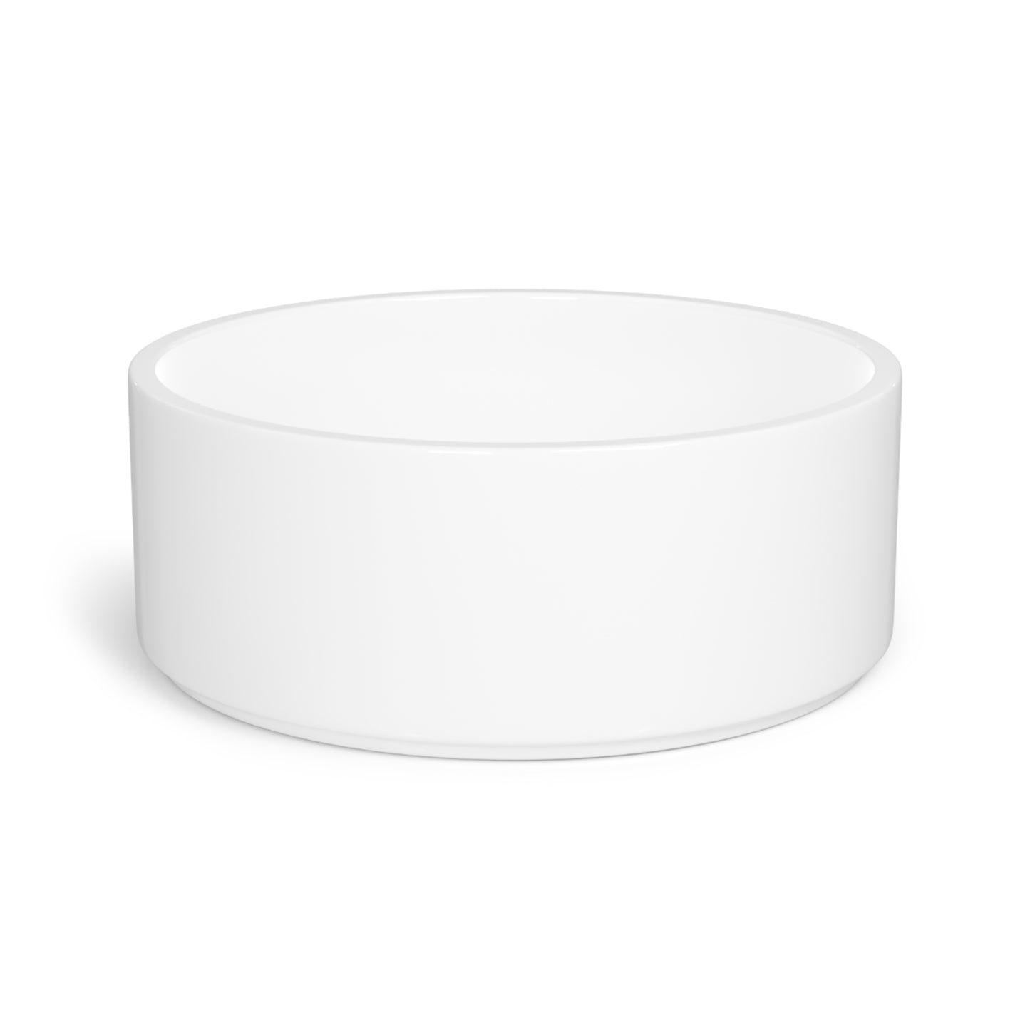 Cute Cat Pattern Ceramic Pet Bowl (Mascot Theme)
