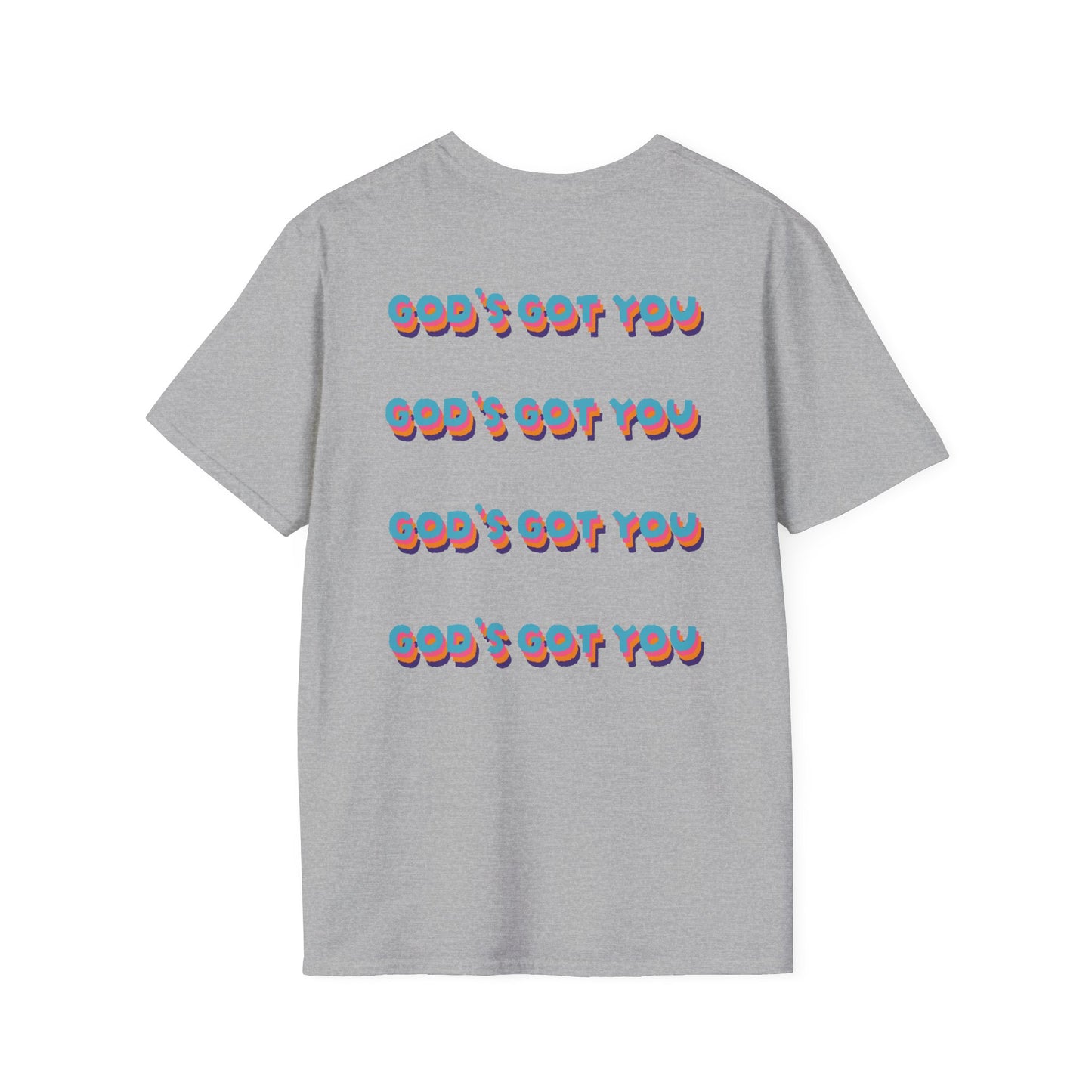 God's Got Us Unisex Aesthetic Lightweight Crew-neck Tee