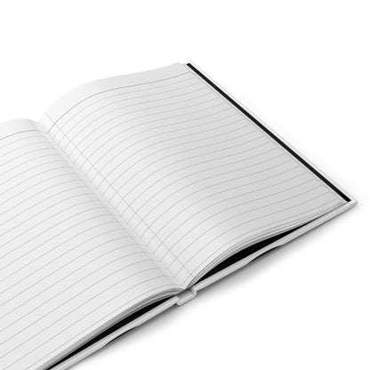 All Eyes on You Minimalist Monochrome Hardcover Journal (Matte)