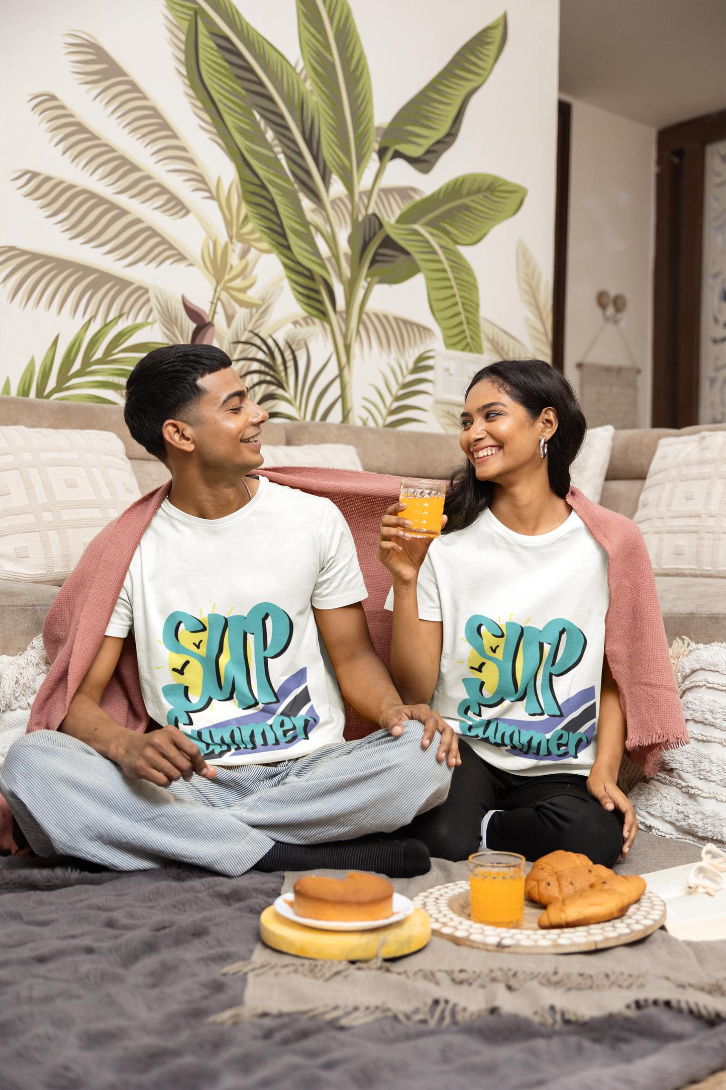 Sup Summer Boho Unisex Cotton Crew Tee (Exclusive Summer Collection)