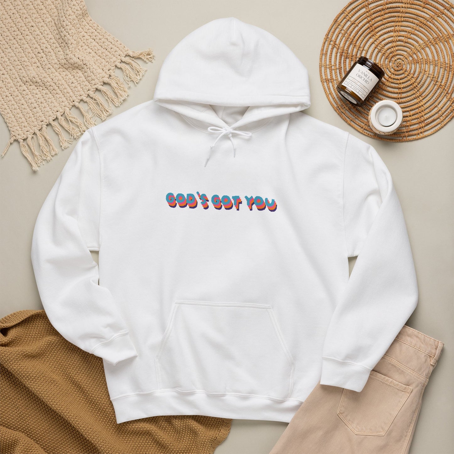 God's Got You Unisex Premium Soft Cotton-Poly Blend Hoodie