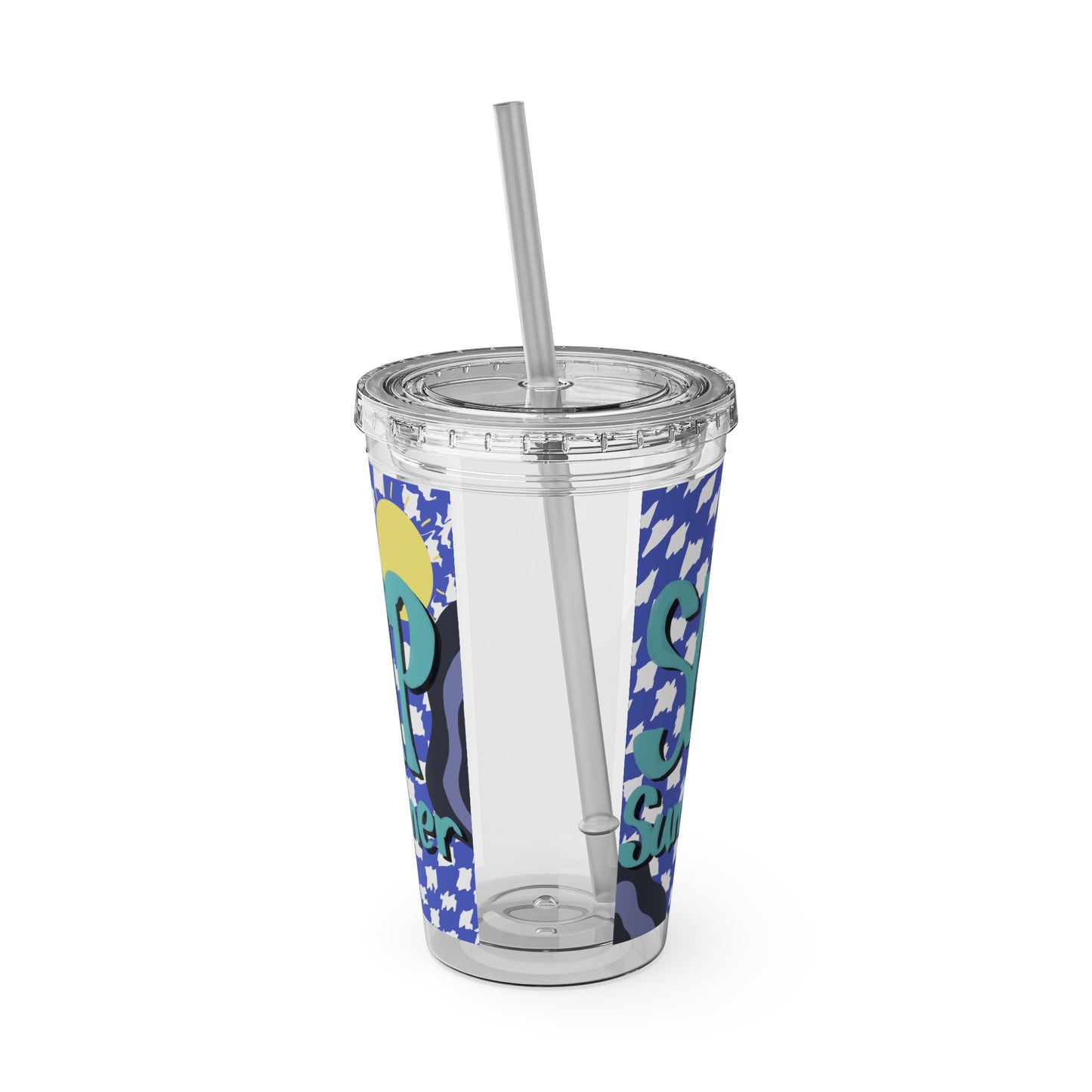 Sup Summer Boho Tumbler, 16 oz (Exclusive Summer Collection)