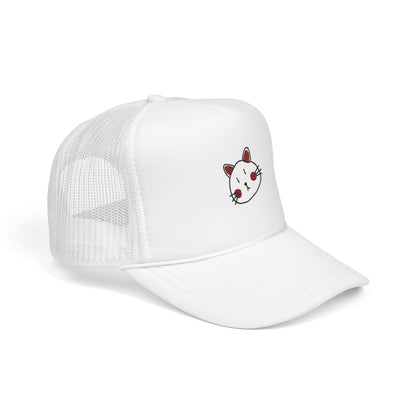 Embroidered Kawaii Cat Trucker Hat