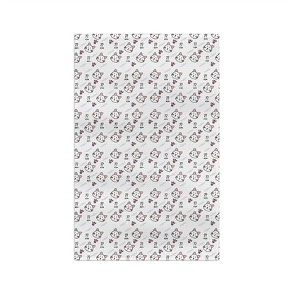 Cute Cat Pattern Microfiber Tea Towel — Cozy Kitchen Decor